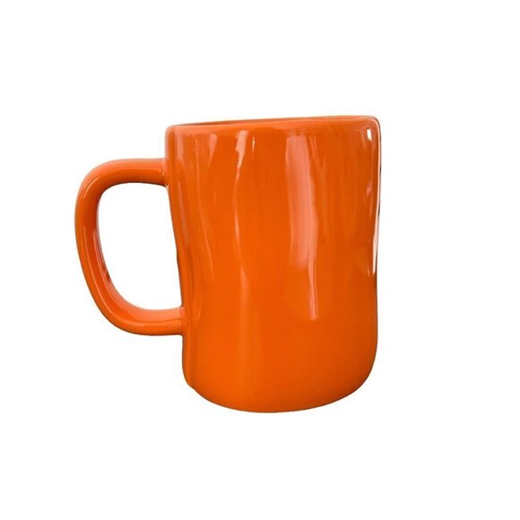 RAE DUNN Fang Tastic Halloween Mug Artisan Collection Orange - Picture 2 of 3